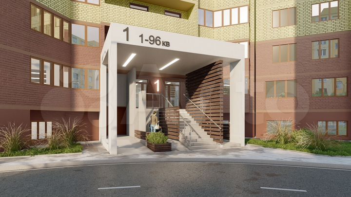 2-к. квартира, 78,4 м², 6/17 эт.