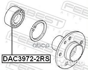 Подшипник ступицы колеса перед прав/лев DAC