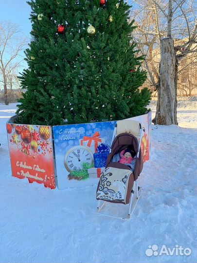 Детские санки коляска бу