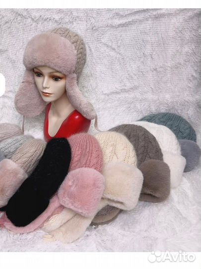 Головные уборы женские осень-зима