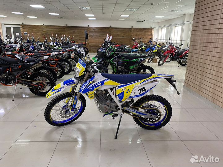 Мотоцикл Кроссовый Motoland TT 250 (172FMM) с птс