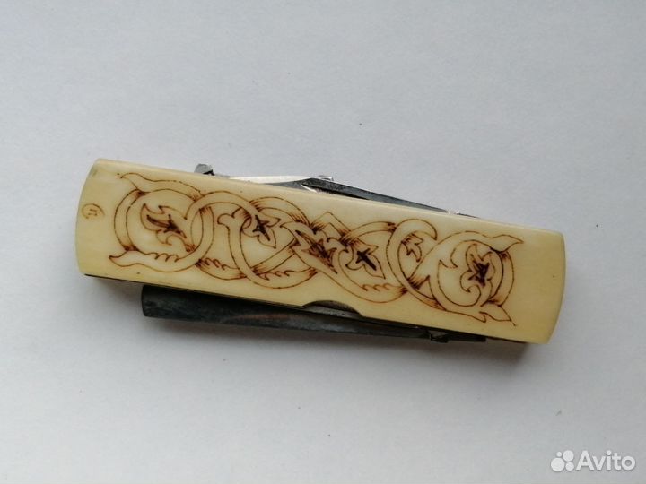 Нож мультитул СССР Павловский кость складной