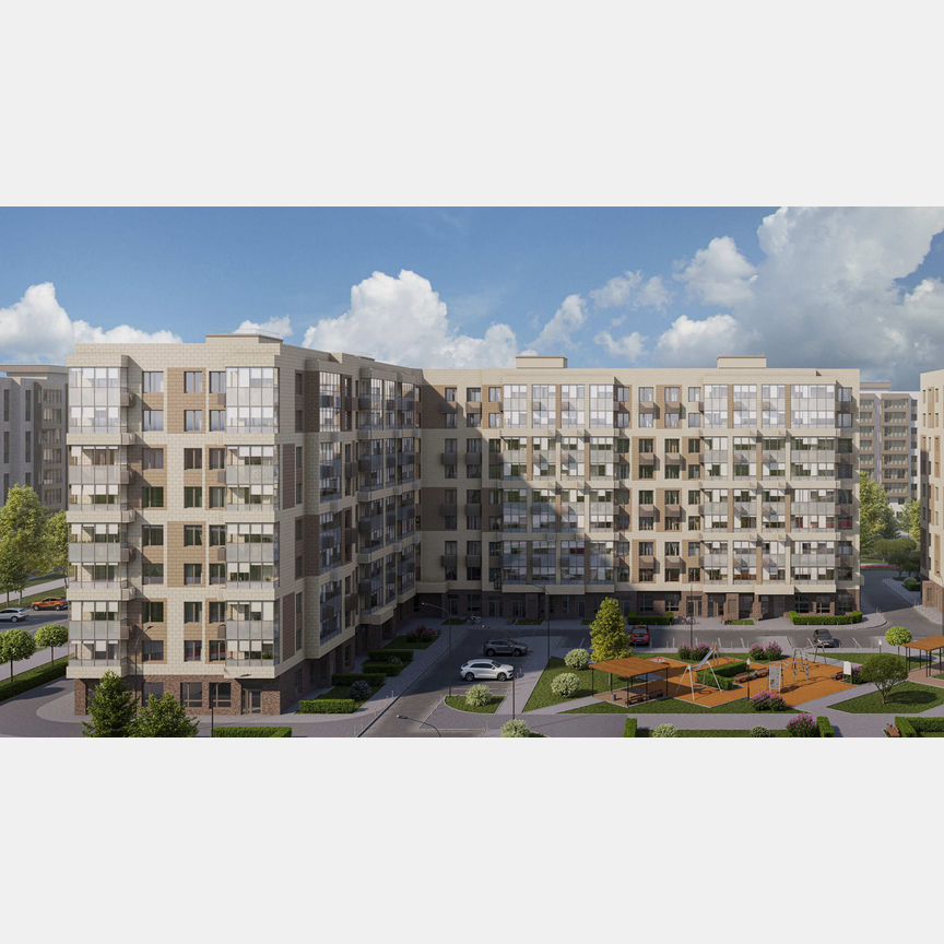 2-к. квартира, 61,5 м², 7/9 эт.