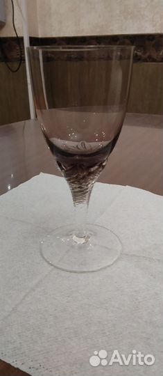 Бокал коллекционный цветное стекло