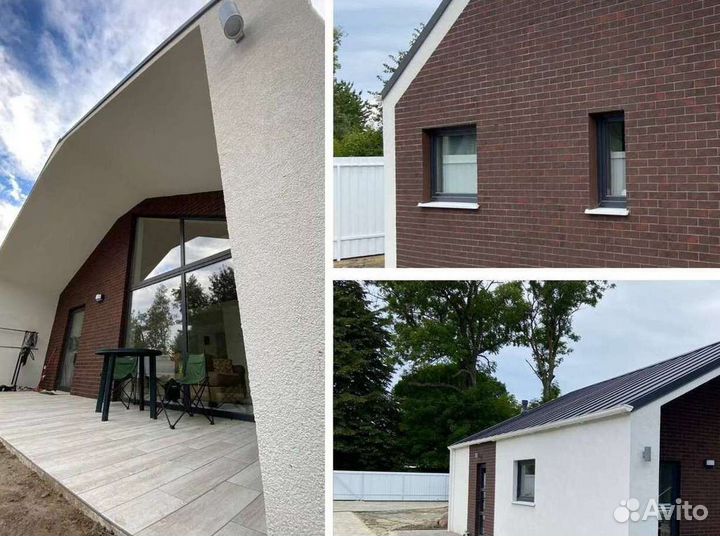 Фасадные акриловые панели сланец