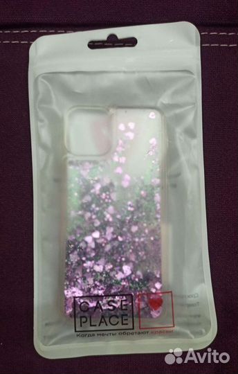 Жидкий переливающийся чехол Apple iPhone 11