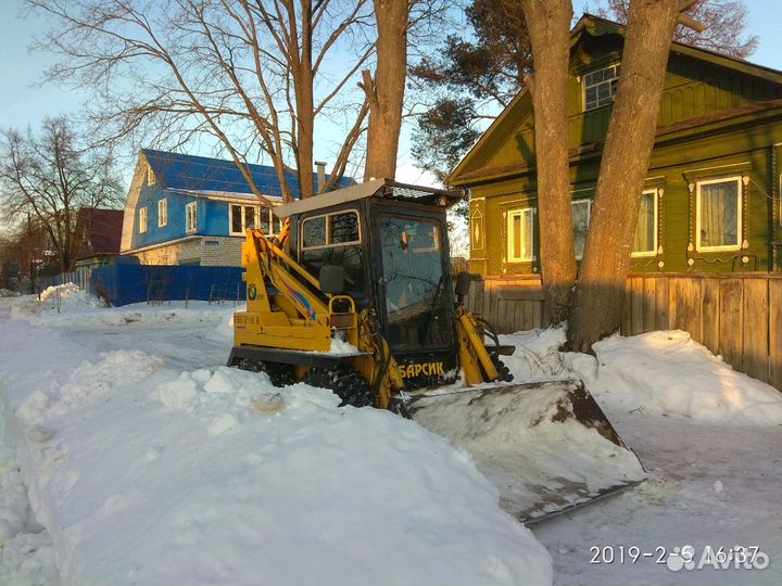 Услуги мини погрузчика, трактора, ямобура, сваякру