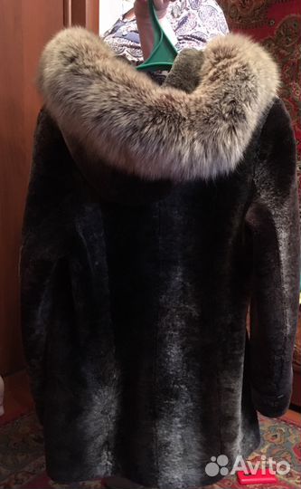 Шуба натуральная мутоновая