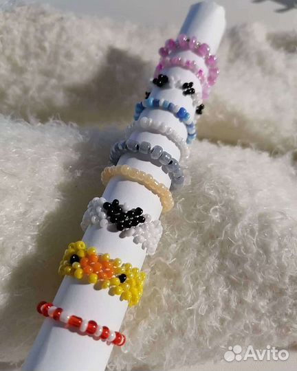 Кольцо из бисера