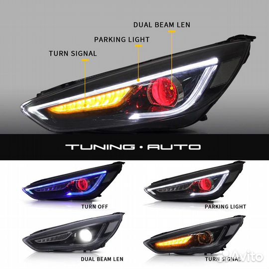 Фары Ford Focus 3 (рестайлинг) 2014-18 YAA-FKS-0289