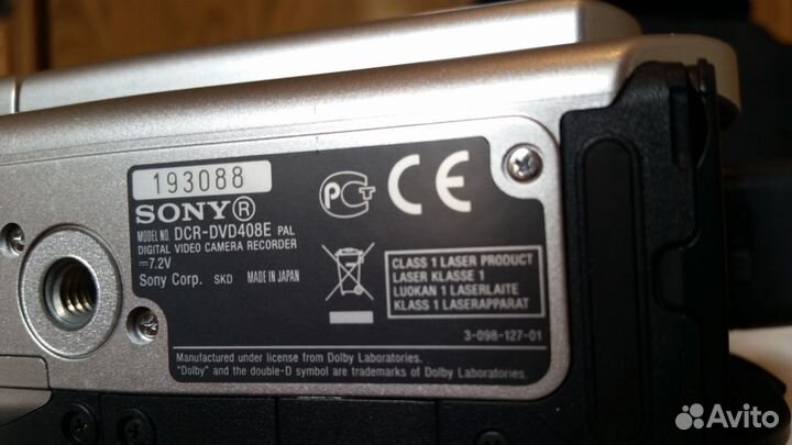 Видеокамера sony DCR-DVD408E