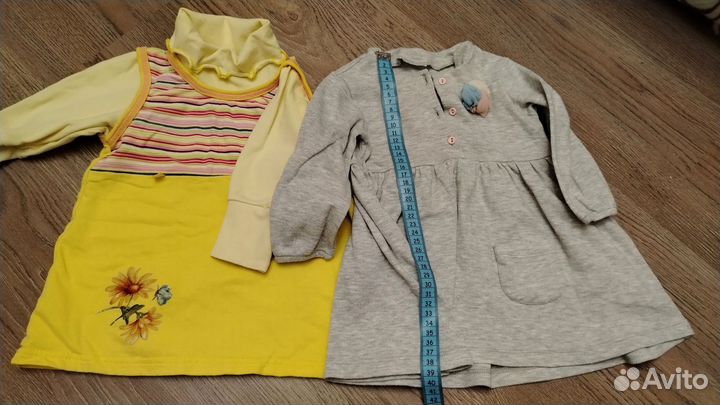 Вещи пакетом для девочки 74-80