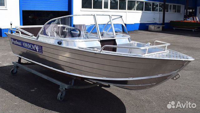Новая лодка алюминиевая Wyatboat 430 DCM