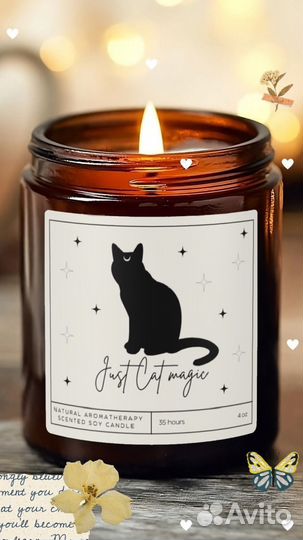 Свеча с любым вашим фото или надписью