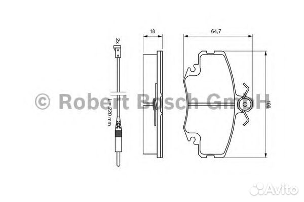 Колодки тормозные дисковые перед