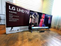 Топ 4К телевизор UHD LG 43UP80006LA