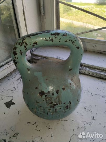 Гиря 24 кг бу