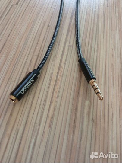 Кабель удлинитель 3.5 mm jack Ugreen