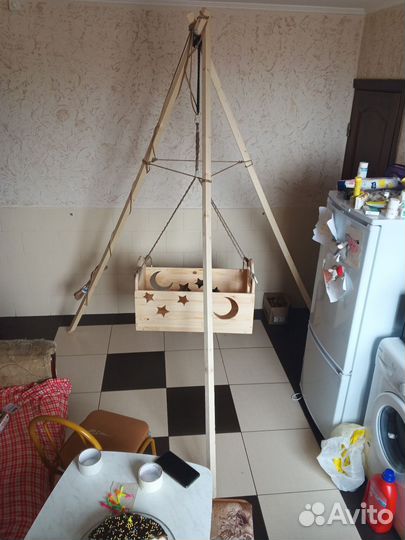 Детская люлька колыбель (зыбка)
