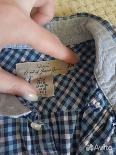 Рубашка для мальчика 116