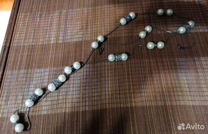 Сотуар под жемчуг бижутерия длина 1метр