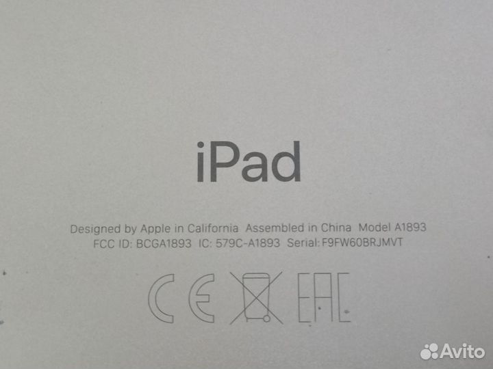iPad 6 128Gb a1893