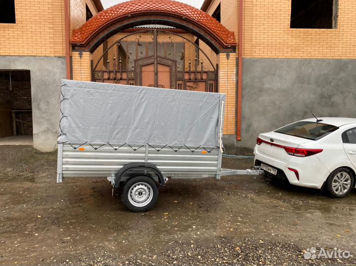 Легковой прицеп Мзса 2,5 х 1,37 высокий борт + тен