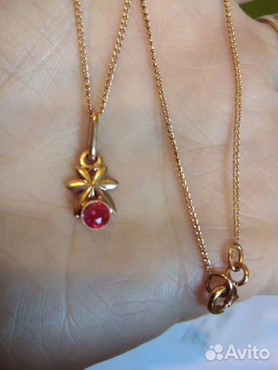 Золотой комплект 583 пробы СССР