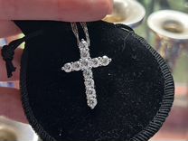 Крест с природными бриллиантами 3.63 карат США
