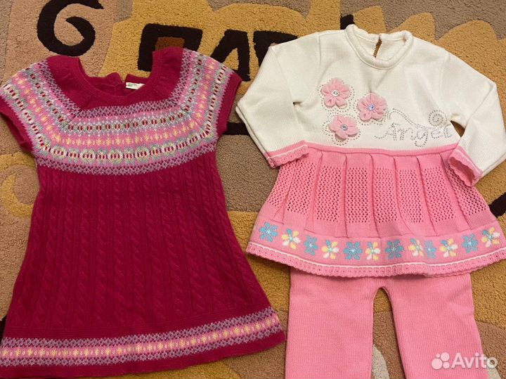 Вещи пакетом для девочки 74-86