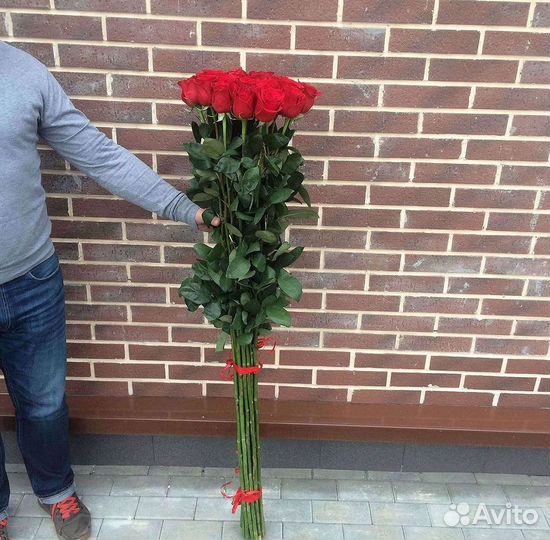 Высокие розы Доставка цветов