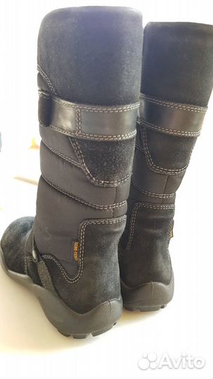 Зимние сапоги ecco, б/у нубук. Gor