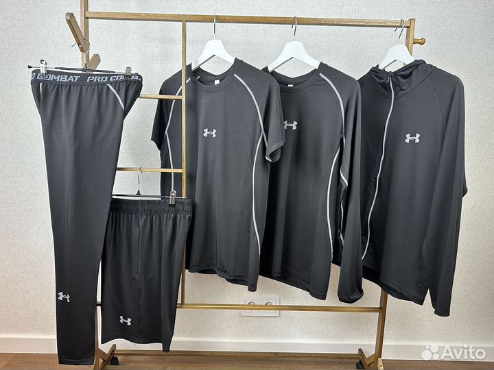 Рашгард, спортивный костюм Under Armour 2в1, 5в1