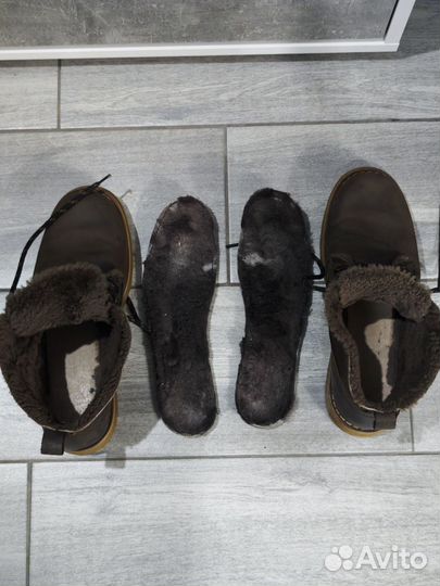 Мужские кожаные ботинки