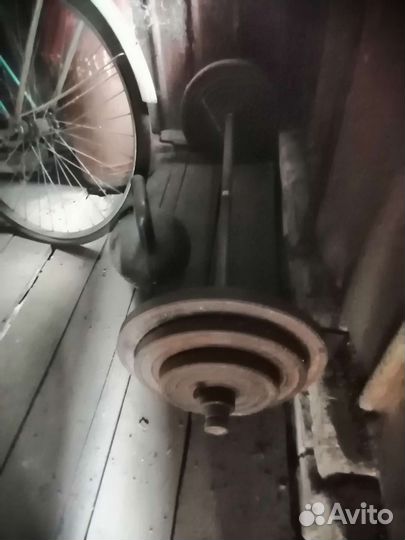 Штанга 70 кг. гиря 16 кг