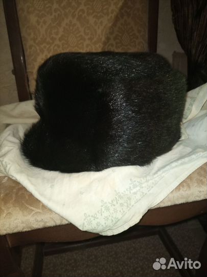Норковая шапка мужская