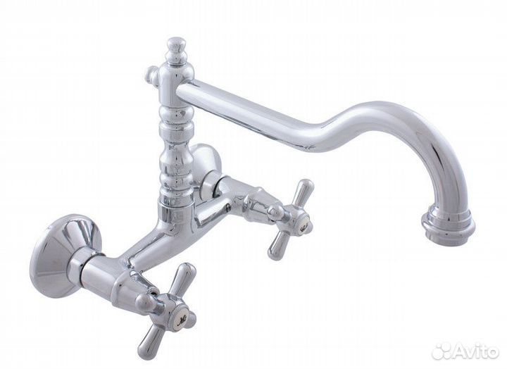 Смеситель для кухни RavSlezak morava retro хром MK102.5/28