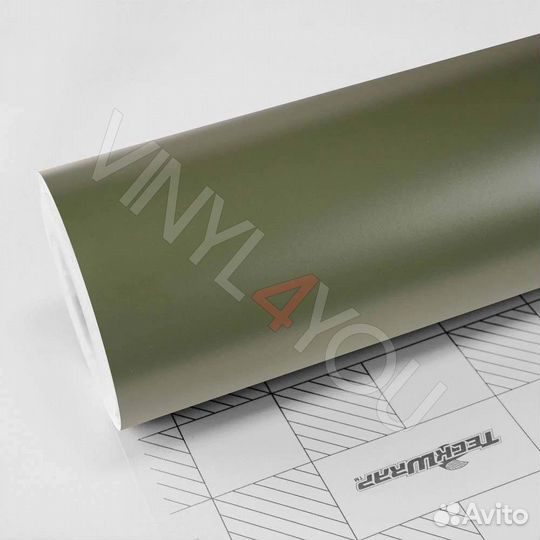 Матовая пленка хаки TeckWrap - Military Green - CM