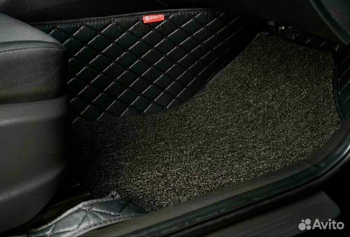 Кожанные 3D ковры Premium BMW x6