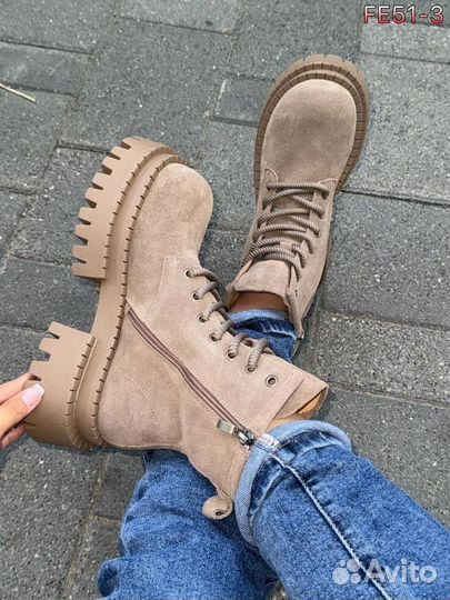 Ботинки замша miu miu