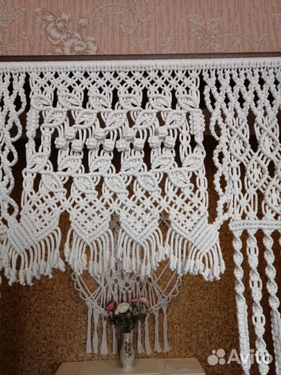 Макраме штора