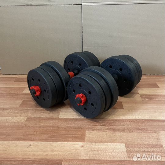Гантели разборные 2 по 10 кг новые