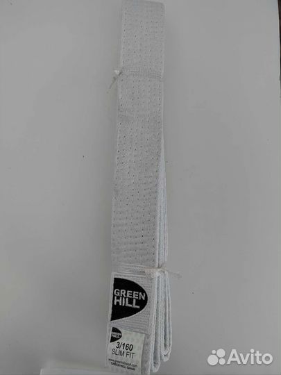 Белый пояс для кимоно