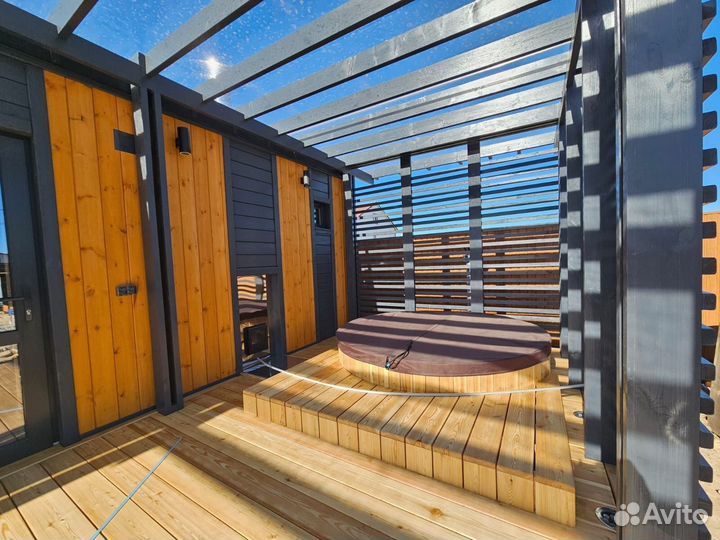 Купели с гидромассажем и подсветкой