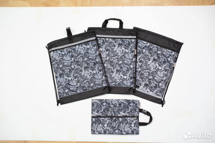 Сумочка для обуви на молнии