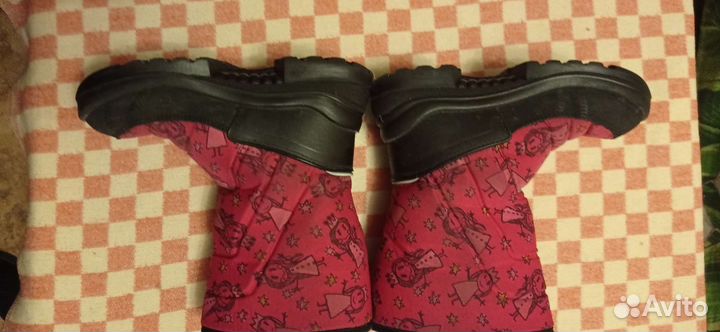 Зимние сапоги для девочки Куома