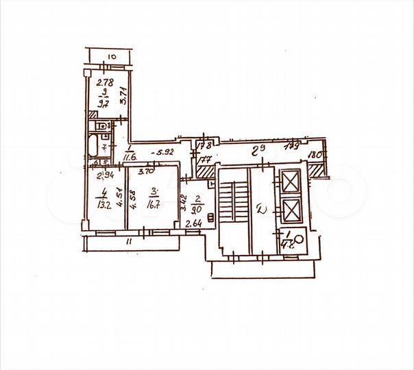 3-к. квартира, 67 м², 10/12 эт.