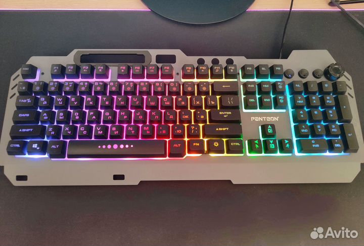 Мембранная игровая клавиатура с RGB Panteon m401