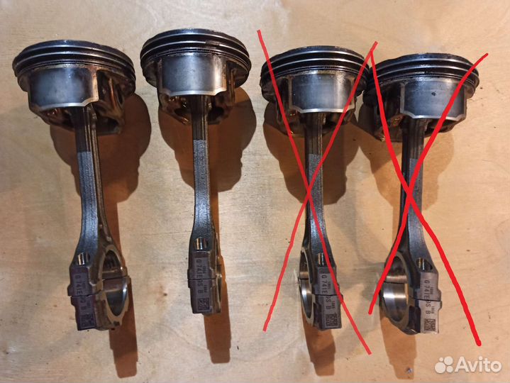Шатун Kia/Hyundai +Поршень