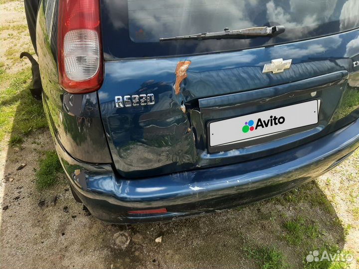 Chevrolet Rezzo 1.6 МТ, 2008, битый, 180 000 км